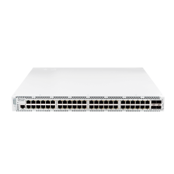Ethernet-коммутатор MES2448P, 48 портов 10/100/1000BASE-T (PoE/PoE+), 4 порта 1000BASE-X/10GBASE-R, L3, 2 слота для модулей питания