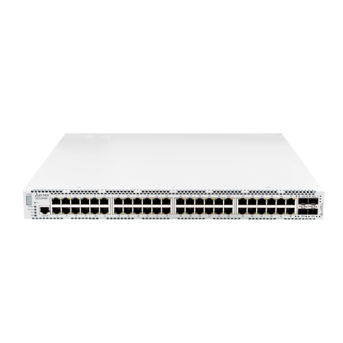 Ethernet-коммутатор MES2448P, 48 портов 10/100/1000BASE-T (PoE/PoE+), 4 порта 1000BASE-X/10GBASE-R, L3, 2 слота для модулей питания