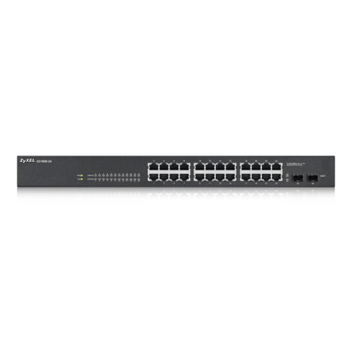 Коммутатор/ Zyxel GS1900-24 Smart L2 switch, rack 19