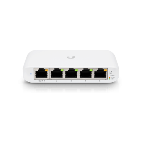 Коммутатор/ Compact, 5-port, Layer 2 switch that can be powered with PoE or a 5V USB-C adapter