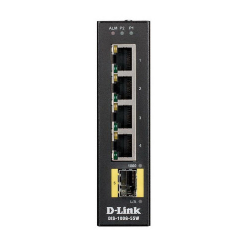 Коммутатор D-Link DIS-100G-5SW/A1A Промышленный неуправляемый коммутатор с 4 портами 10/100/1000Base-T и 1 портом 1000Base-X SFP. RTL {10} Коммутатор D-Link DIS-100G-5SW/A1A Промышленный неуправляемый коммутатор с 4 портами 10/100/1000Base-T и 1 портом 1000Base-X SFP. RTL {10}