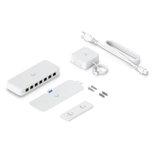 Коммутатор Ubiquiti UniFi Switch Ultra 60W PoE-коммутатор, 8х 1G RJ45, раздача 52 Вт