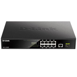 Коммутатор D-Link DGS-1010MP/A1A 9x1Гбит/с 1SFP 8PoE 125W неуправляемый