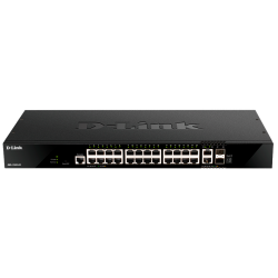 Коммутатор/ DGS-1520-28,DGS-1520-28/A1A Managed L3 Stackable Switch 24x1000Base-T, 2x10GBase-T, 2x10GBase-T, 2x10GBase-X SFP+, CLI, 1000Base-T Management, RJ45 Console