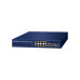 коммутатор/ PLANET GSD-1121XP 8-Port 10/100/1000T 802.3at PoE + 2-Port 2.5G 802.3at PoE + 1-Port 10G SFP+ Ethernet Switch (120W PoE Budget, fanless design, desktop size with rackmount kit)