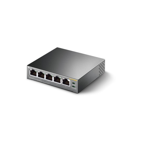 Коммутатор/ 5-Port 10/100Mbps Desktop Switch with 4-Port PoE, 5 10/100Mbps RJ45 ports including 4 PoE ports, 58W PoE Power supply, steel case