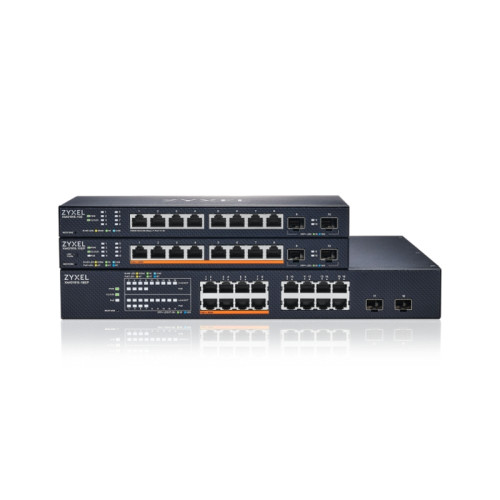 Коммутатор/ Multigigabit Smart L3 Lite switch Zyxel NebulaFlex XMG1915-18EP, rack 19