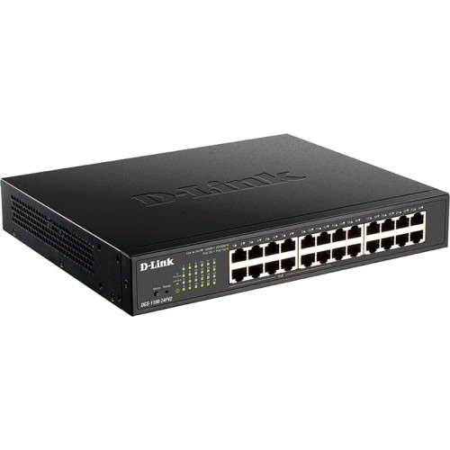Коммутатор/ DGS-1100-24PV2 EasySmart L2 Switch 24х1000Base-T (12х1000Base-T PoE), PoE Budget 100W Коммутатор/ DGS-1100-24PV2 EasySmart L2 Switch 24х1000Base-T (12х1000Base-T PoE), PoE Budget 100W