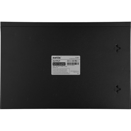 Коммутатор Netis P116GH (L2) 16x100Мбит/с 2x1Гбит/с 1SFP 16PoE 16PoE+ 240W неуправляемый