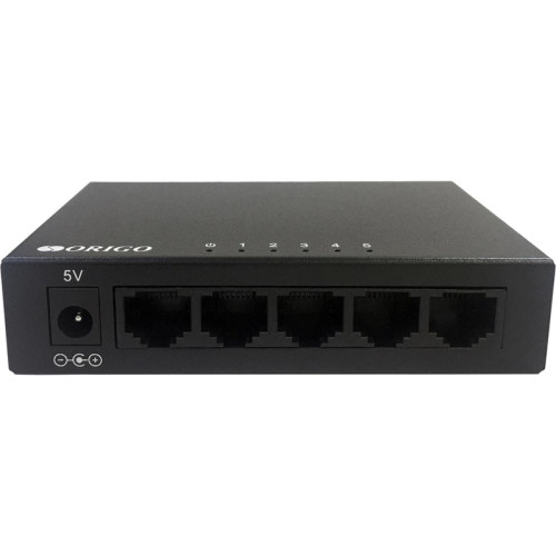 Коммутатор Origo OS2205 OS2205/A2A (L2) 5x1Гбит/с неуправляемый