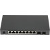 Коммутатор/ 8-port gigabit Smart PoE+ Switch with 2 SFP uplink ports,desktop mount, 8 802.3af/at compliant PoE+ ports, 2 SFP uplink ports, 58W PoE budget, L2 switch features