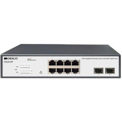 Коммутатор/ Smart Managed L2 PoE Switch 8x1000Base-T PoE, 2x1000Base-X SFP, PoE-120W budget