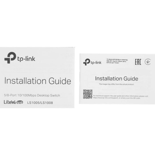 Коммутатор TP-Link LS1008 (L2) 8x100Мбит/с неуправляемый