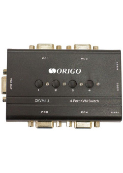Коммутатор/ 4-портовый KVM-переключатель с портами VGA и USB