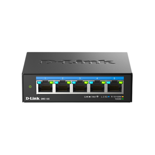 Коммутатор/ Коммутатор, 5x2.5GBase-T, корпус металл
