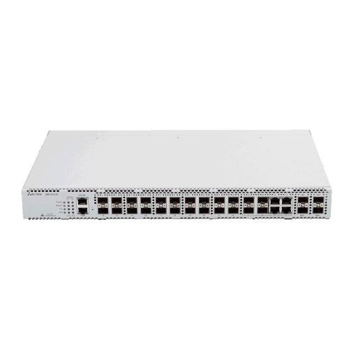 Ethernet-коммутатор MES3324F, 20 портов 1000Base-X(SFP), 4 комбинированных порта 10/100/1000Base-T/1000Base-X(SFP), 4 порта 10GBase-R (SFP+), L3, 2 слота для модулей питания