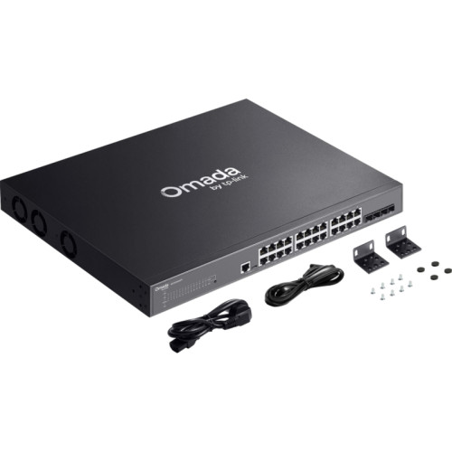 Коммутатор/ Omada 24-Port Gigabit and 4-Port 10GE SFP+ L2+ Managed Switch with 16-Port PoE+ & 8-Port PoE++
