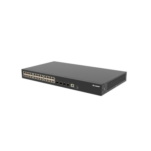 24xGE (RJ-45), 4x10G (SFP+); AC; исполнение 19'' , стекируемый;