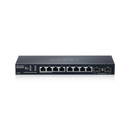 Коммутатор/ Multigigabit Smart L3 Lite switch Zyxel NebulaFlex XMG1915-10E, 8xRJ-45: 1/2.5G, 2xSFP+, silent (no fan)
