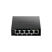 Коммутатор/ DES-1005P,DES-1005P/B Unmanaged Switch 5x100Base-TX (4x100Base-TX PoE), PoE Budget 60W, metal case
