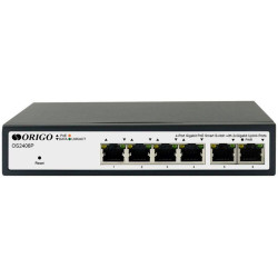 Коммутатор/ Smart Managed L2 PoE Switch 4 x 1000Base-T PoE+, 2 x 1000Base-T, PoE-60W budget