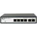 Коммутатор/ Smart Managed L2 PoE Switch 4 x 1000Base-T PoE+, 2 x 1000Base-T, PoE-60W budget