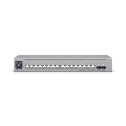Коммутатор Ubiquiti UniFi Switch Pro Max 16 PoE PoE-коммутатор в стойку, 4х 2.5G RJ45, 12х 1G RJ45, 2х 10G SFP+, раздача 180 Вт