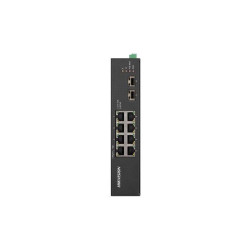 Коммутатор Hikvision DS-3T0510HP-E/HS 8x1Гбит/с 2SFP 6PoE+ 2PoE++ 110W неуправляемый