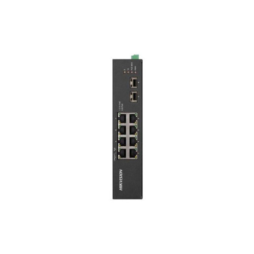 Коммутатор Hikvision DS-3T0510HP-E/HS 8x1Гбит/с 2SFP 6PoE+ 2PoE++ 110W неуправляемый