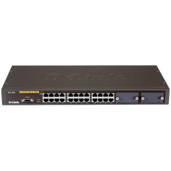 Сетевой коммутатор/ Refurbished unit, clean, fully tested, well-packed. 24 10/100BASE-TX Ethernet ports + 2 Open Slots L2 Management Switch 802.1D (STP), 802.1w (RSTP), 802.3ad Link Aggregation, 802.1Q VLAN, QoS support IGMP snooping, Port mirroring Port 