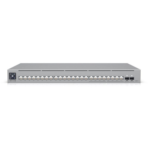 Коммутатор/ Switch (16) GbE RJ45 ports, (8) 1/2.5 GbE RJ45 ports, (2) 10G SFP+ ports ; Total non-blocking throughput, 56 Gbps ; Switching capacity, 112 Gbps
