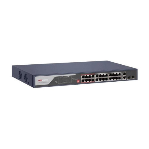 Коммутатор Hikvision DS-3E0326P-E(C) (L2) 24x1Гбит/с 2xКомбо(1000BASE-T/SFP) 24PoE 370W неуправляемый Коммутатор Hikvision DS-3E0326P-E(C) (L2) 24x1Гбит/с 2xКомбо(1000BASE-T/SFP) 24PoE 370W неуправляемый
