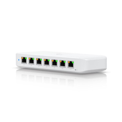 Коммутатор Ubiquiti UniFi Switch Ultra 60W PoE-коммутатор, 8х 1G RJ45, раздача 52 Вт