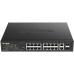 Коммутатор/ DES-1018MPV2,DES-1018MPV2/A1A Unmanaged Switch 16x100Base-TX PoE, 2xCombo 1000Base-T/SFP, PoE Budget 247W, Long-range PoE up to 250m, metal case