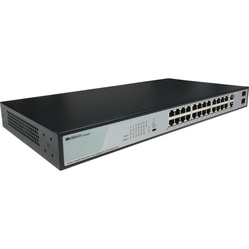 Коммутатор Origo OS2228P/370W OS2228P/370W/B1A (L2) 26x1Гбит/с 2SFP 24PoE+ 370W неуправляемый