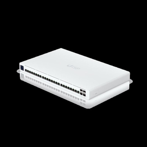 Коммутатор Ubiquiti UISP Switch Pro PoE-коммутатор, 24х 1G RJ45, 4х 10G SFP+, раздача 220 Вт