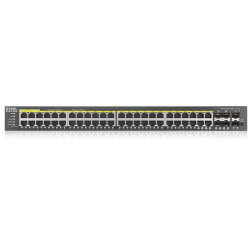 Коммутатор/ ZYXEL NebulaFlex Pro GS2220-50HP Hybrid L2 PoE+ Switch, 19 