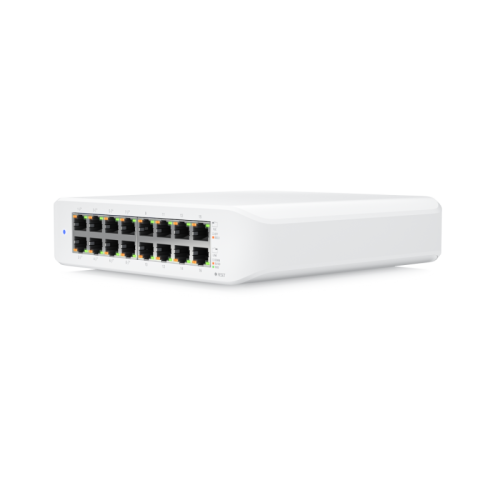 Коммутатор/ Wall-mountable, 16-port, Layer 2 PoE switch with a fanless cooling system.45W total PoE availability