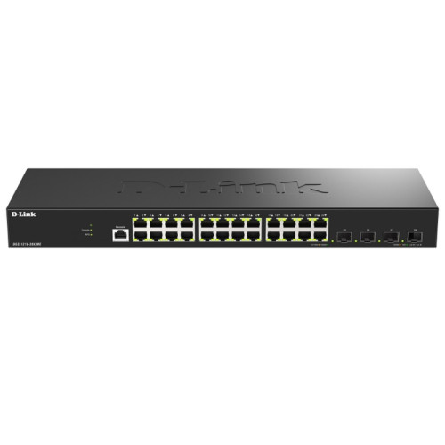 Коммутатор/ Управляемый L2 коммутатор, 24x1000Base-T, 4x10GBase-X SFP+, защита от статического электричества до 6 кВ, CLI, консольный порт RJ-45, RPS, поддержка Dying Gasp