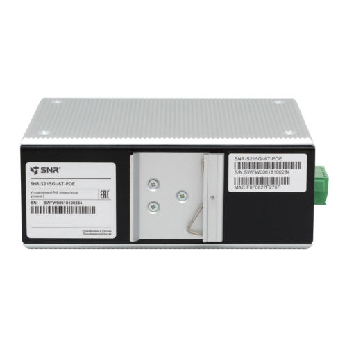 Коммутатор/ Управляемый промышленный POE коммутатор уровня 2 SNR-S215Gi-8T-POE Коммутатор/ Управляемый промышленный POE коммутатор уровня 2 SNR-S215Gi-8T-POE