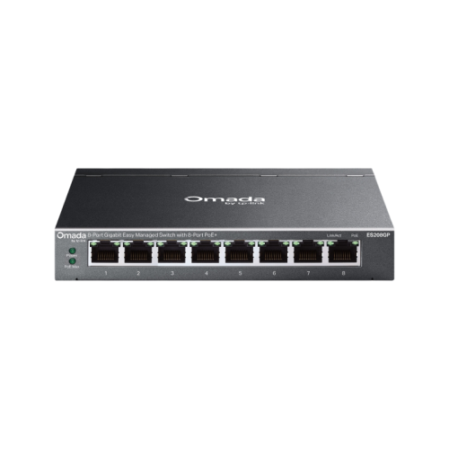 Коммутатор/ Omada 8-Port Gigabit Easy Managed Switch with 8-Port PoE+