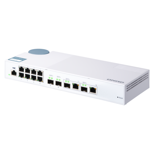Коммутатор/ QNAP QSW-M408-2C Managed switch 10 Gb / s with 4 SFP + ports, 2 of which are combined with RJ-45, 8 1 Gb / s RJ-45 ports, bandwidth up to 96 Gb / s, JumboFrame support Коммутатор/ QNAP QSW-M408-2C Managed switch 10 Gb / s with 4 SFP + ports, 2 of which are combined with RJ-45, 8 1 Gb / s RJ-45 ports, bandwidth up to 96 Gb / s, JumboFrame support