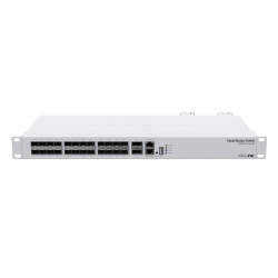 Коммутатор/ CRS326-24S+2Q+RM 40 Gbps QSFP+ ports, 24 10 Gbps SFP+ ports, 320 Gbps throughput, 640 Gbps switching, dual power