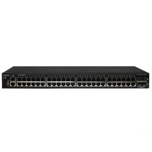 Коммутатор/ SW-48G4X-L3ST Управляемый стекируемый L3 коммутатор Gigabit Ethernet на 48xRJ45 + 4x10G SFP+ Uplink. Порты: 48 x GE (10/100/1000Base-T) + 4 x 1G/10G SFP+ Uplink, консольный порт, порт управления. Встроенная грозозащита 10kV на порт. Питание: A