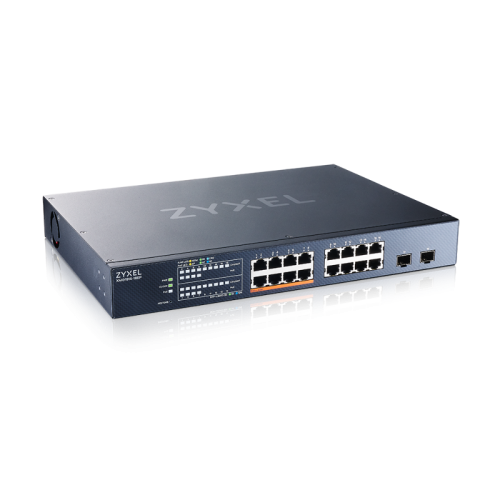 Коммутатор/ Multigigabit Smart L3 Lite switch Zyxel NebulaFlex XMG1915-18EP, rack 19