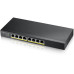 Zyxel NebulaFlex GS1915-8EP Hybrid Smart L2 PoE+ Switch, 8xGE PoE+, Silent (No Fan), 60W PoE Budget, Standalone/Cloud Management Zyxel NebulaFlex GS1915-8EP Hybrid Smart L2 PoE+ Switch, 8xGE PoE+, Silent (No Fan), 60W PoE Budget, Standalone/Cloud Management