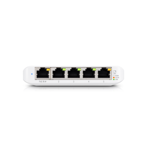 Коммутатор/ Compact, 5-port, Layer 2 switch that can be powered with PoE or a 5V USB-C adapter