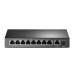 Коммутатор/ 9-port 10/100Mbps unmanaged switch with 8 PoE+ ports, compliant with 802.3af/at PoE