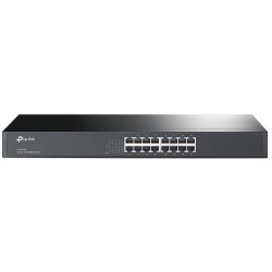 Коммутатор/ 16-port 10/100M Switch, 16 10/100M RJ45 ports, 1U 19-inch rack-mountable steel case