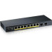 Коммутатор Zyxel GS1900-10HP-EU0102F (L2) 8x1Гбит/с 2SFP 8PoE+ 77W управляемый Коммутатор Zyxel GS1900-10HP-EU0102F (L2) 8x1Гбит/с 2SFP 8PoE+ 77W управляемый